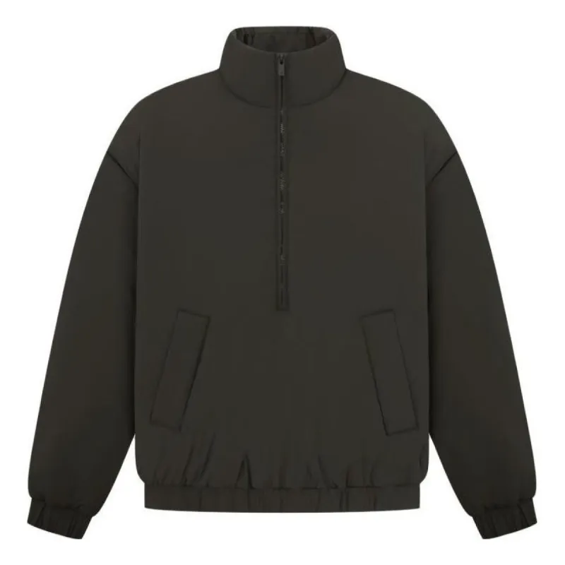 Fear of God Essentials SS23 Nylon Puffer Jacket 'Off-Black' FOG-SS23-030 sold by KicksCrew