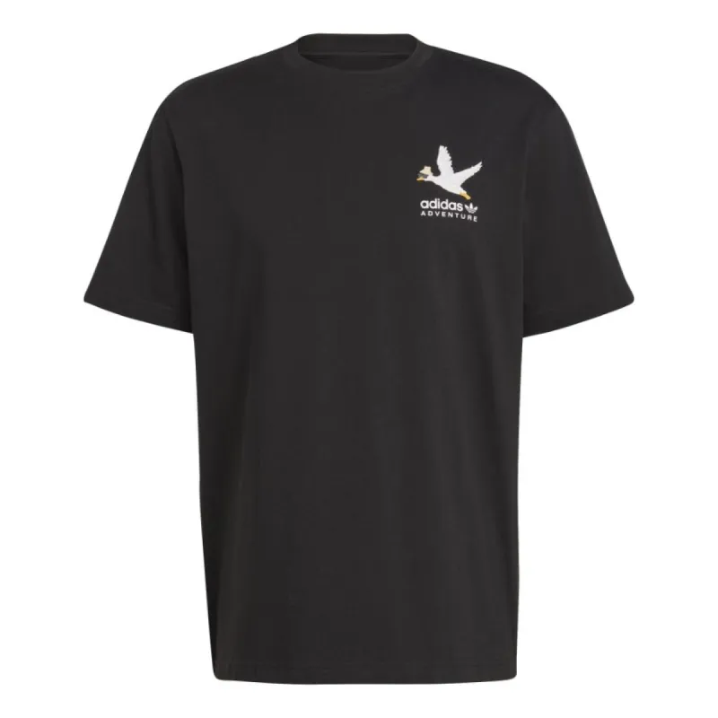 adidas originals Adventure Graphic Duckies T-shirt 'Black' HZ1148 sold by KicksCrew