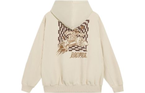 Li-Ning BadFive Cartoon Graphic Hoodie 'Light Brown' AWDT091-6 sold by KicksCrew