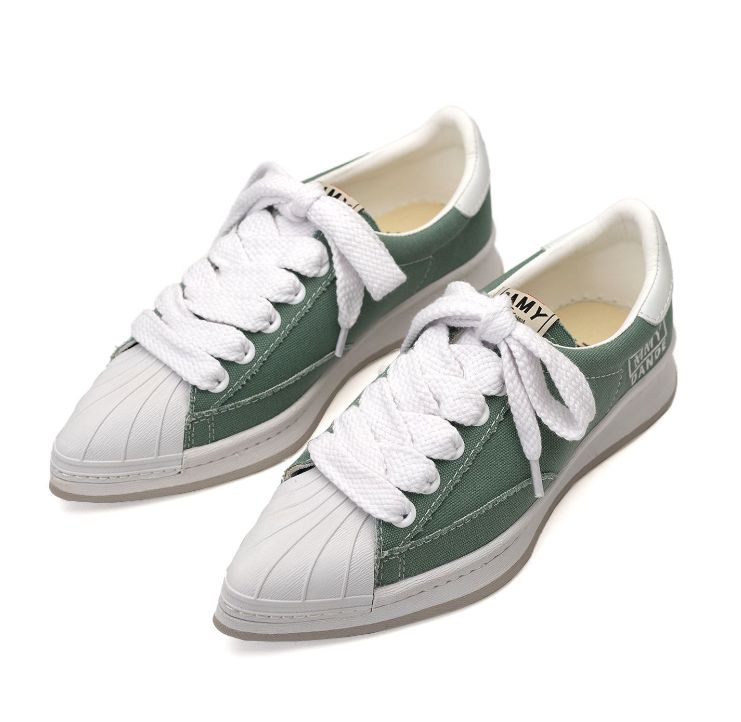 Maison MIHARA YASUHIRO DANDE OG Sole Canvas Low-top Sneaker 'Green' B10FW703-GRN sold by KicksCrew product image thumbnail 2