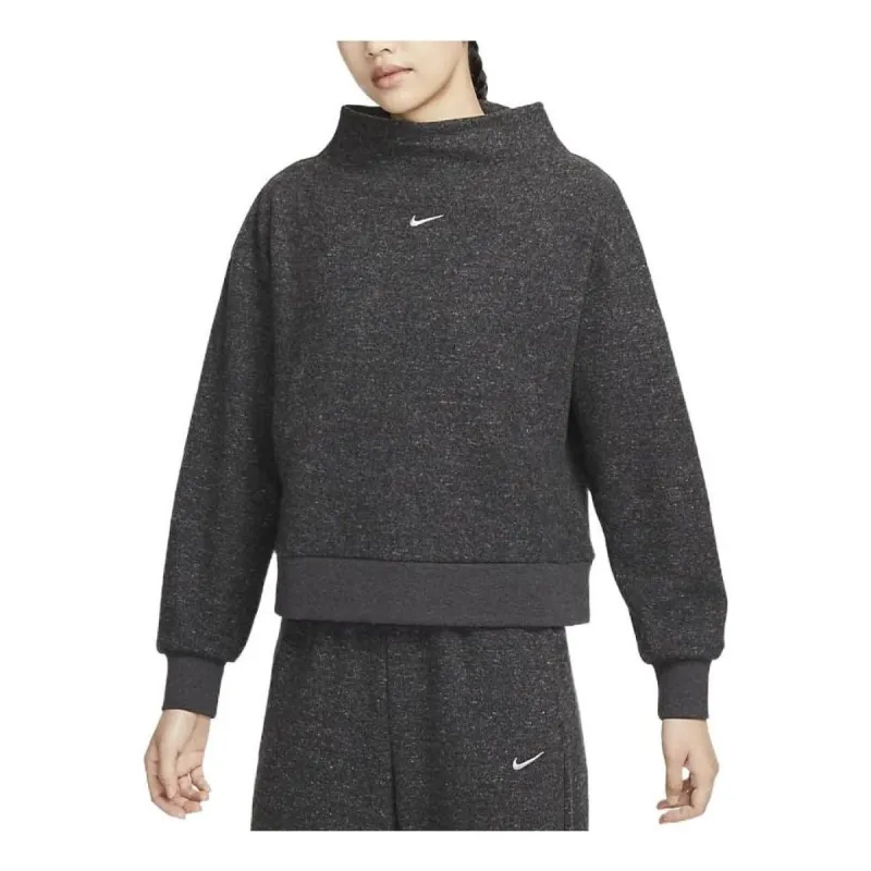 (WMNS) Nike Therma Fit Mock Neck Training Top 'Grey' DQ6254-032 sold by KicksCrew