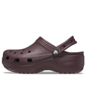 (WMNS) Crocs Classic Platform Clogs 'Dark Cherry' 206750-6WD sold by KicksCrew