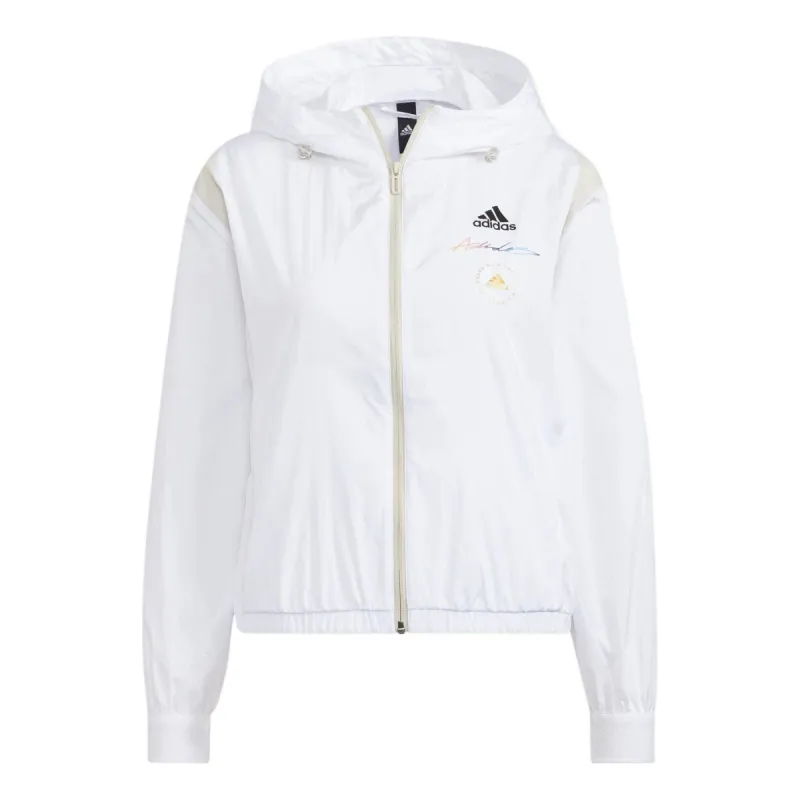 (WMNS) adidas UST Windbreaker 'White' HE9959 sold by KicksCrew
