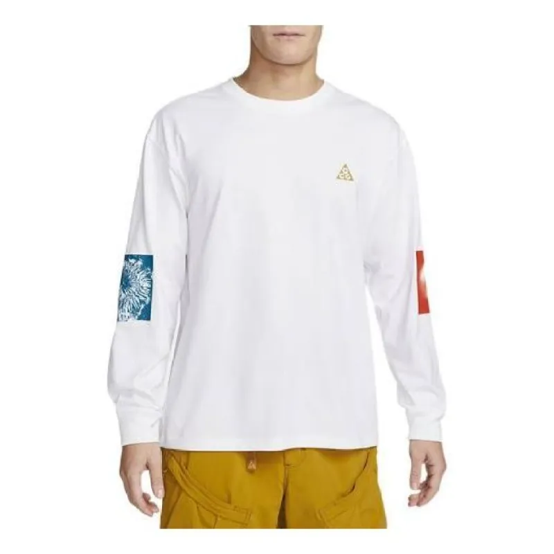 Nike ACG Long Sleeve T-Shirt 'White' DX9453-100 sold by KicksCrew