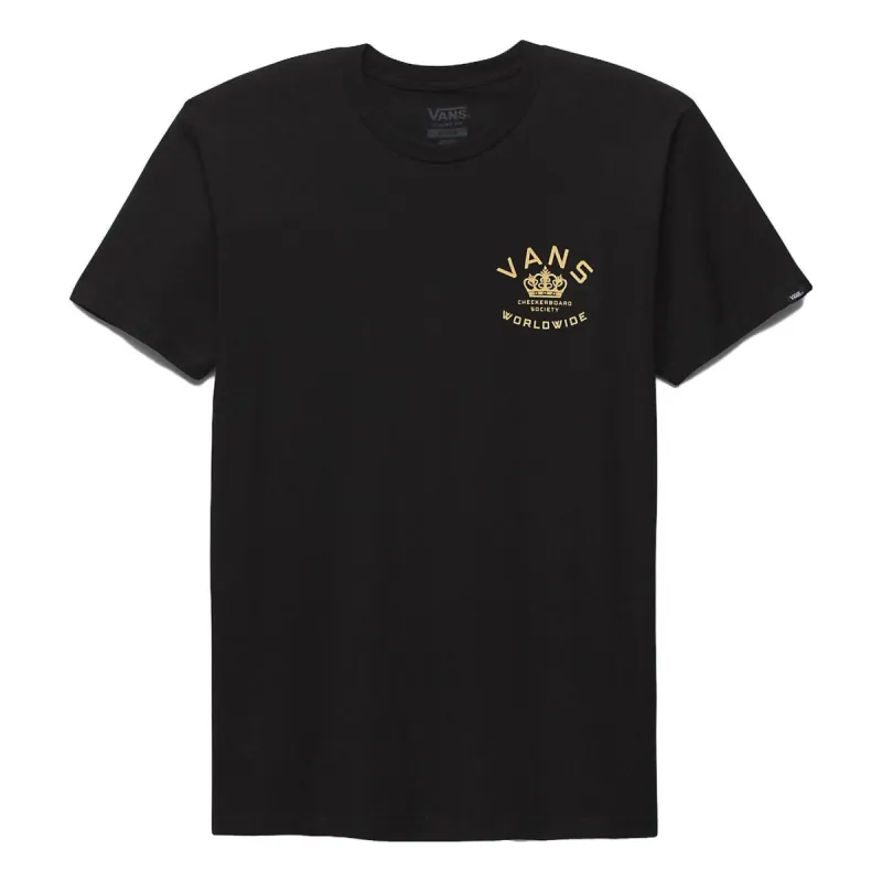 Vans Checkerboard Society T-Shirt 'Black' VN000F40BLK sold by KicksCrew