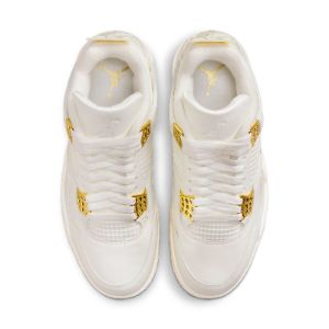 (WMNS) Air Jordan 4 Retro 'Metallic Gold' AQ9129-170 sold by KicksCrew