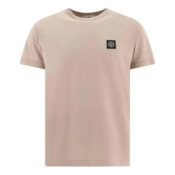 STONE ISLAND Logo Patch T-Shirt 'Dove Grey' 101524113-V0092 sold by KicksCrew