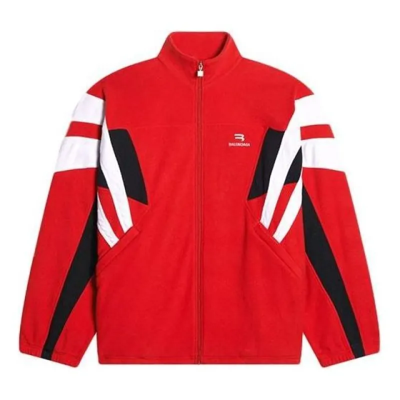 Balenciaga Sporty B Tracksuit Jacket 'Red' 675272TJQ326400 sold by KicksCrew