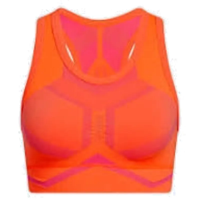 (WMNS) adidas Studio Two-Tone Bra 'Orange' GP3406 sold by KicksCrew