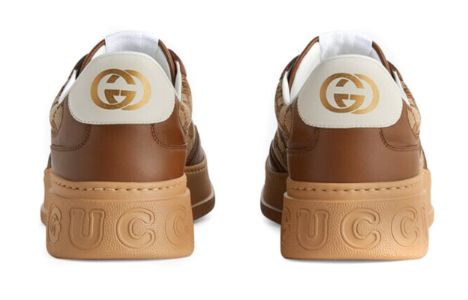GUCCI GG Sneaker 'GG Beige Ebony' 675840-UPG20-2866 sold by KicksCrew