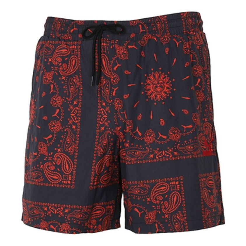 Puma OB Woven Shorts 'Red' 532660-01 sold by KicksCrew