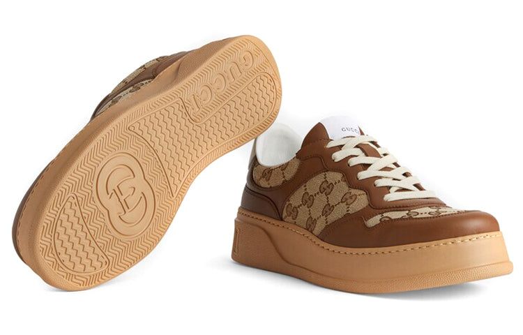 GUCCI GG Sneaker 'GG Beige Ebony' 675840-UPG20-2866 sold by KicksCrew product image thumbnail 5