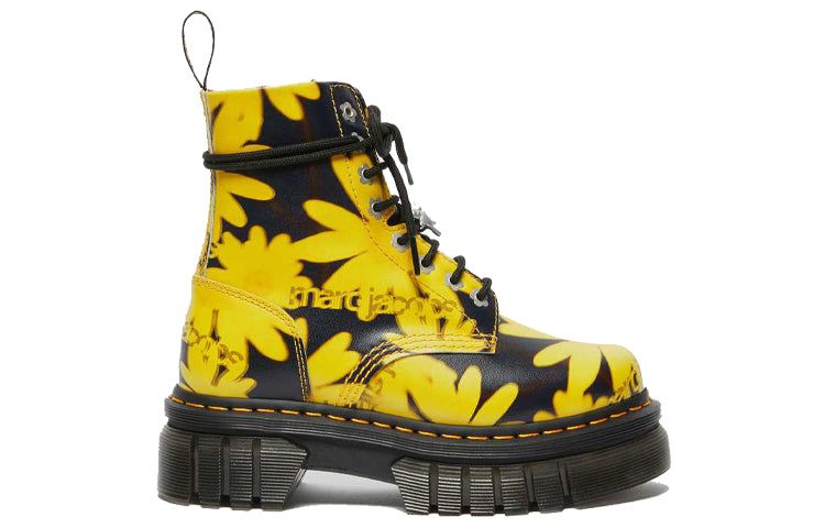 (WMNS) Dr. Martens Audrick x Heaven By Marc Jacobs Daisy Platform Boots 'Black Yellow' 27513032 sold by KicksCrew product image thumbnail 2