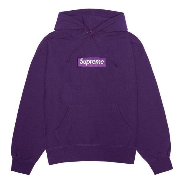 Supreme FW23 Box Logo Hooded Sweatshirt 'Purple' 166931 sold by KicksCrew