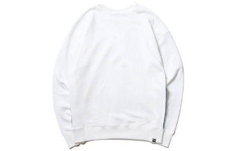 Puma Downtown Crew Sweater 'White Black' 597333-02 sold by KicksCrew