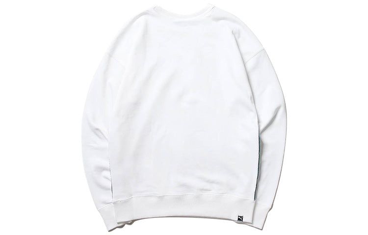 Puma Downtown Crew Sweater 'White Black' 597333-02 sold by KicksCrew product image thumbnail 2