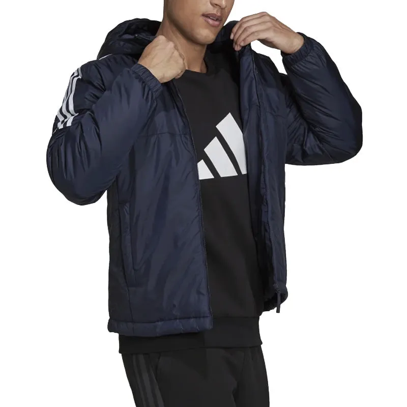 adidas Essentials Insulated Hooded Jacket 'Navy' GT9165 sold by KicksCrew product image thumbnail 5