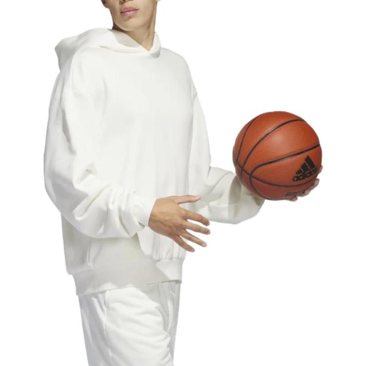 adidas Legends Hoodie 'Off White' IC2438 sold by KicksCrew product image thumbnail 5