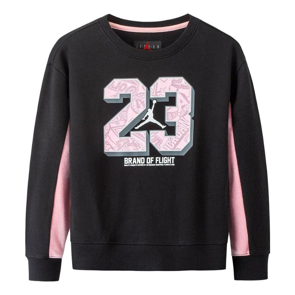 (GS) Air Jordan 23 Logo Sweater 'Blackpink' DJ3487-010 sold by KicksCrew