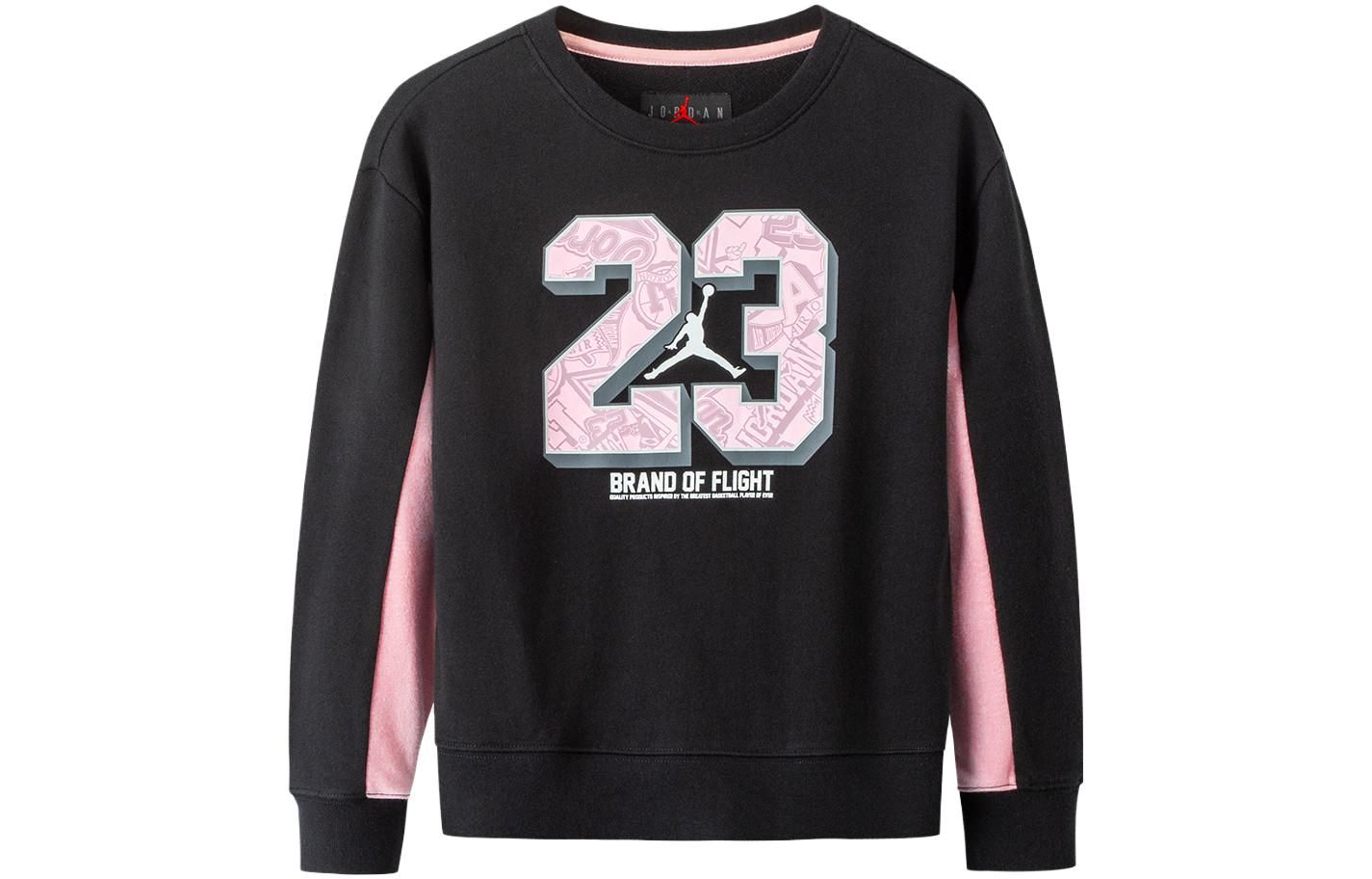 (GS) Air Jordan 23 Logo Sweater 'Blackpink' DJ3487-010 sold by KicksCrew product image thumbnail 2