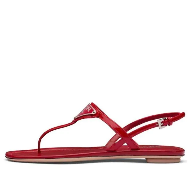 (WMNS) PRADA Cross Strap Sandals 'Red' 1Y032M_069_F0011_F_005 sold by KicksCrew