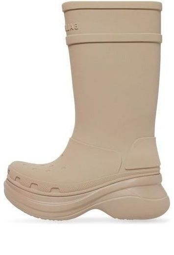 (WMNS) Crocs x Balenciaga Boots 'Beige' 677388W1S8E2500 sold by KicksCrew