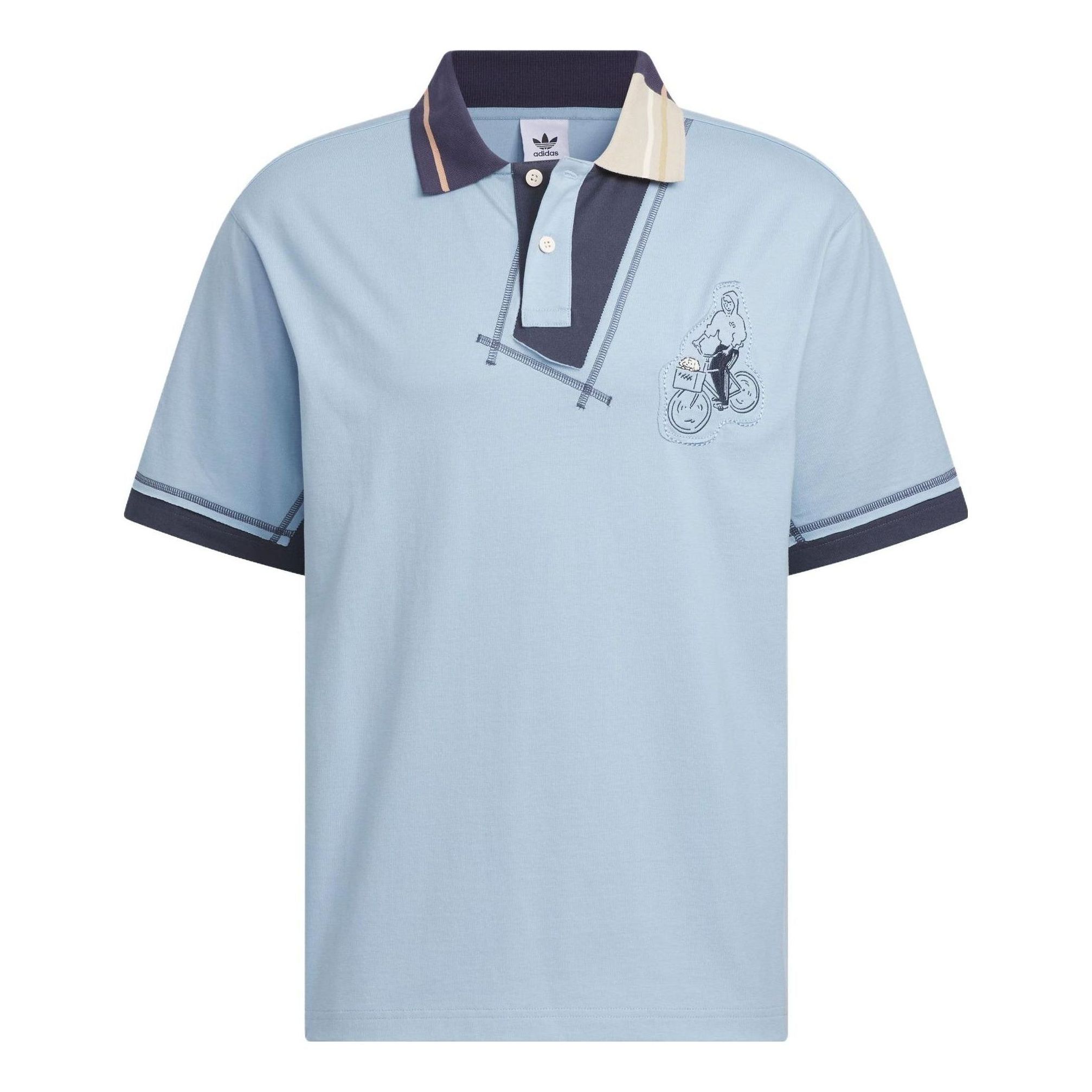 Adidas Originals Polo Shirt (Gender Neutral) 'Blue' IS0637 sold by KicksCrew