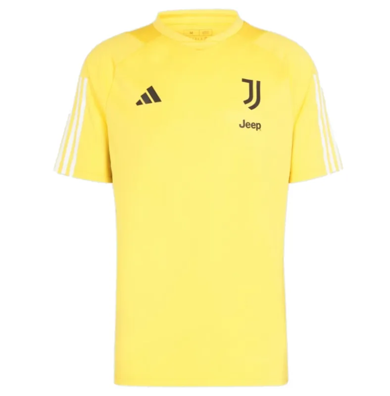 adidas Juventus Tiro 23 Training Jersey 'Yellow Black' IQ0875 sold by KicksCrew