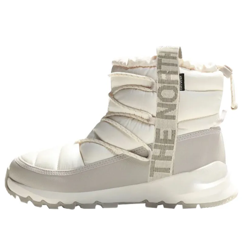 (WMNS) THE NORTH FACE Thermoball Lace Up Waterproof Boots 'Gardenia White Silver Grey' NF0A5LWD sold by KicksCrew
