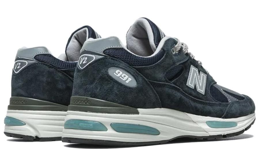 New Balance 991v2 Made in England 'Dark Navy' U991NV2 sold by KicksCrew product image thumbnail 4