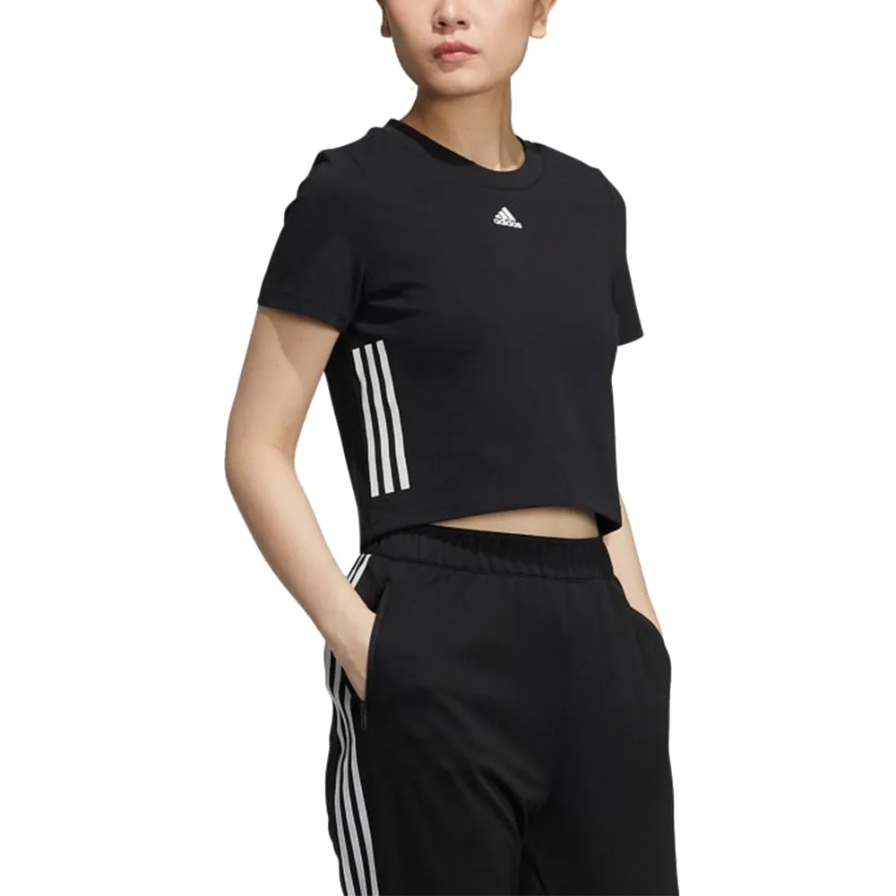 (WMNS) adidas Apxj Ss T-Shirt 'Black White' HF5116 sold by KicksCrew product image thumbnail 2