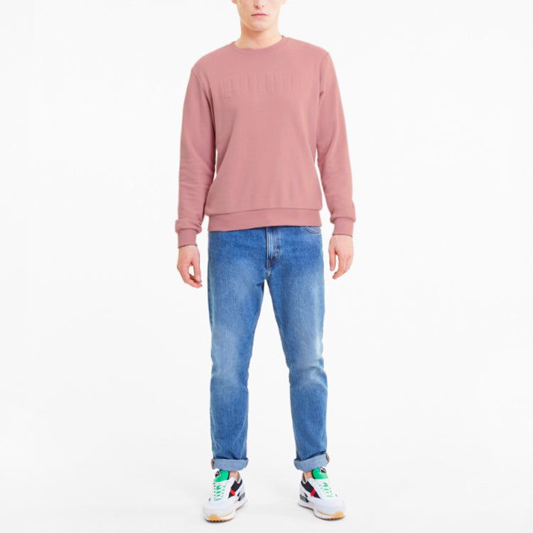 Puma Modern Basics Crew Sweatshirt 'Pink' 585209-14 sold by KicksCrew product image thumbnail 3