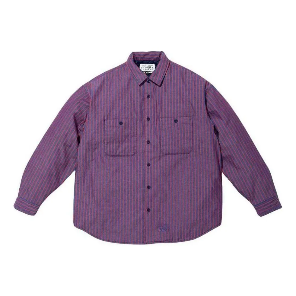 Supreme x MM6 Maison Margiela Padded Shirt 'Purple' SUP-SS24-117 sold by KicksCrew