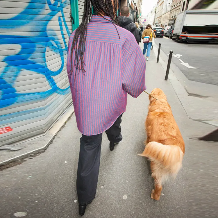 Supreme x MM6 Maison Margiela Padded Shirt 'Purple' SUP-SS24-117 sold by KicksCrew product image thumbnail 5