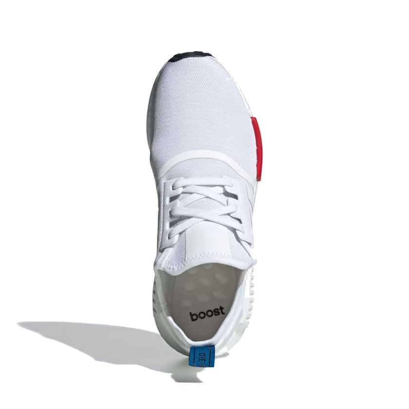 Adidas NMD_R1 Primeknit 'White Red Blue' FX4291 sold by KicksCrew product image thumbnail 3
