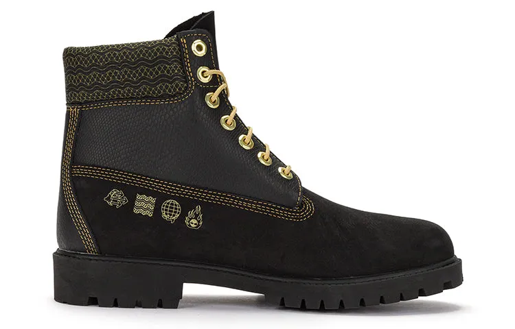 (WMNS) Timberland Lunar New Year 6 Inch Lace Up Boots 'Black Nubuck' A28MBW sold by KicksCrew product image thumbnail 2