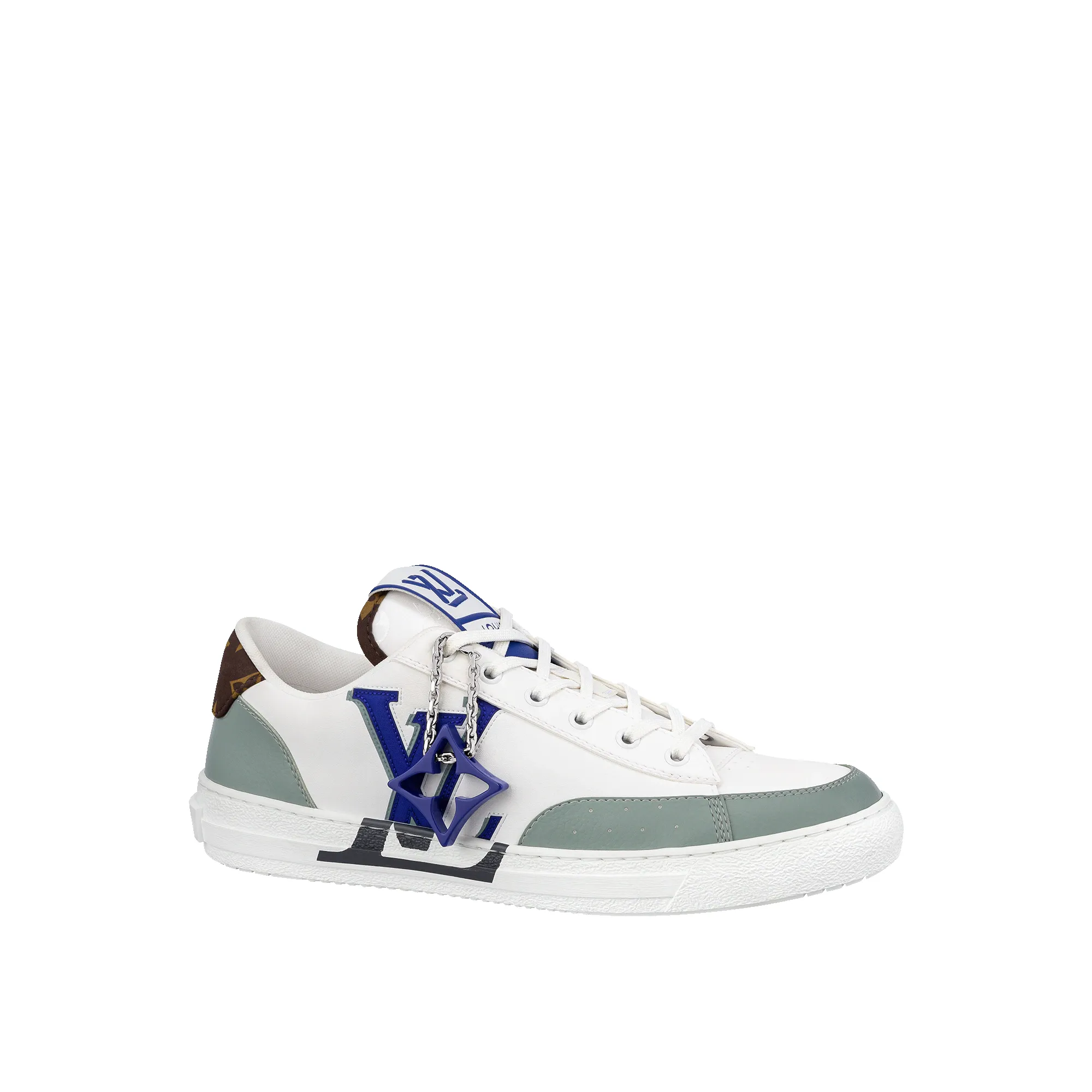 LOUIS VUITTON Charlie Sneakers 'White Green Blue' 1ABYVN sold by KicksCrew product image thumbnail 2