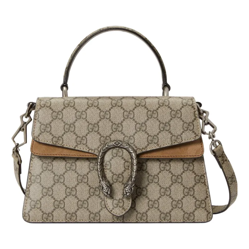 (WMNS) Gucci Small Dionysus Top Handle Bag 'Beige Ebony' 739496-KHNRN-8642 sold by KicksCrew
