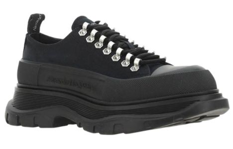 Alexander McQueen Tread Slick Sneakers 'Black' 735817W4MV11081 sold by KicksCrew