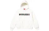 Supreme FW23 Week4 Collegiate Patchwork Leather Hoodie 'White' SUP-FW23-084 sold by KicksCrew