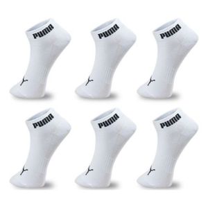 Puma Quarter Socks 3 pack 'White Black' 100002381-003 sold by KicksCrew