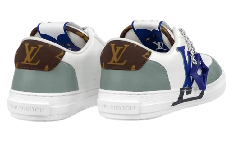 LOUIS VUITTON Charlie Sneakers 'White Green Blue' 1ABYVN sold by KicksCrew product image thumbnail 4