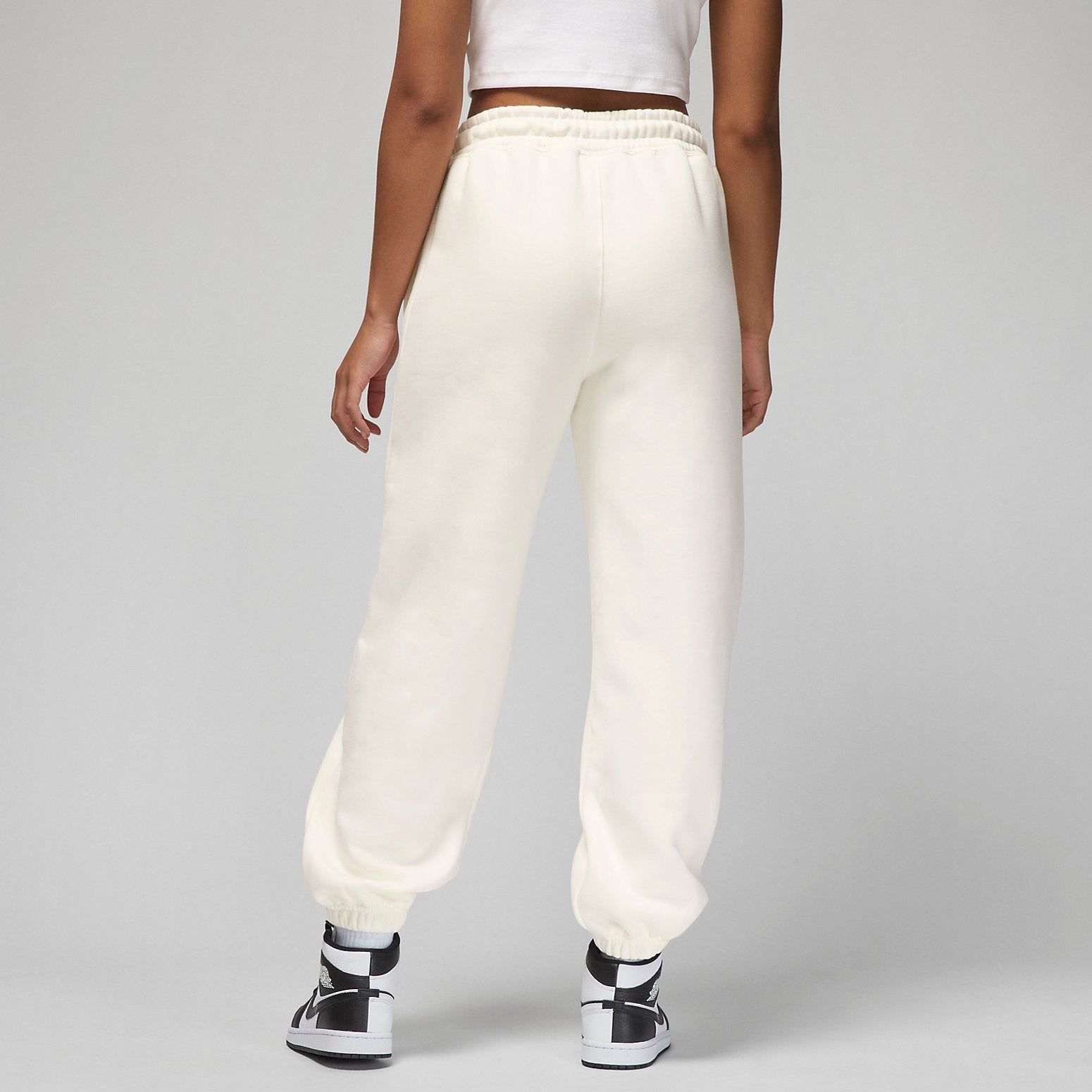 (WMNS) Air Jordan Flight Fleece Trousers 'White' FB5113-133 sold by KicksCrew product image thumbnail 5