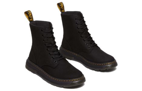 Dr.Martens Crewson Nubuck Leather Everyday Boots 'Black' 31225001 sold by KicksCrew