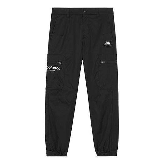 New Balance Logo Loose Long Pants 'Black' 5TB42161-BK sold by KicksCrew