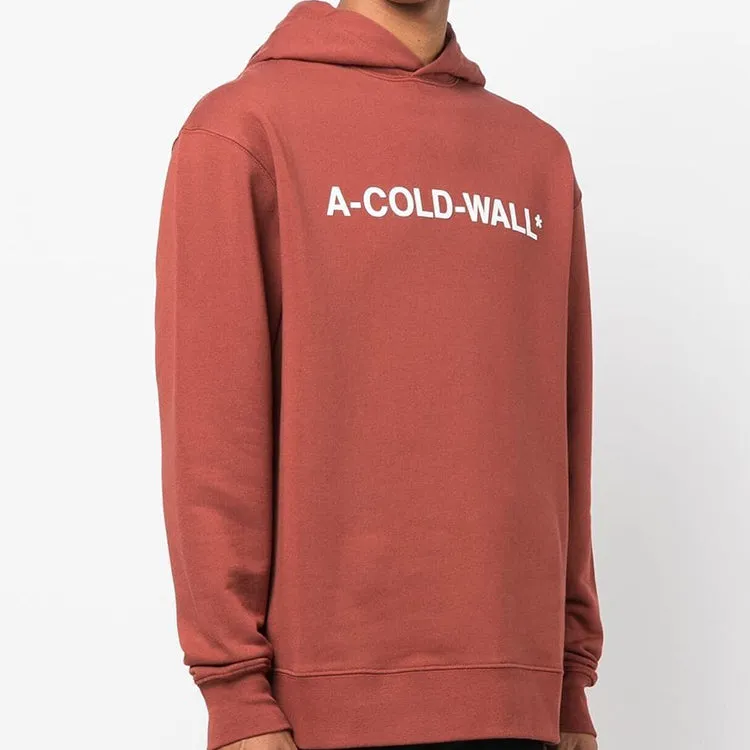 A-COLD-WALL* Logo-print Pullover Hoodie 'Red Orange' ACWMW083-BURE sold by KicksCrew product image thumbnail 3