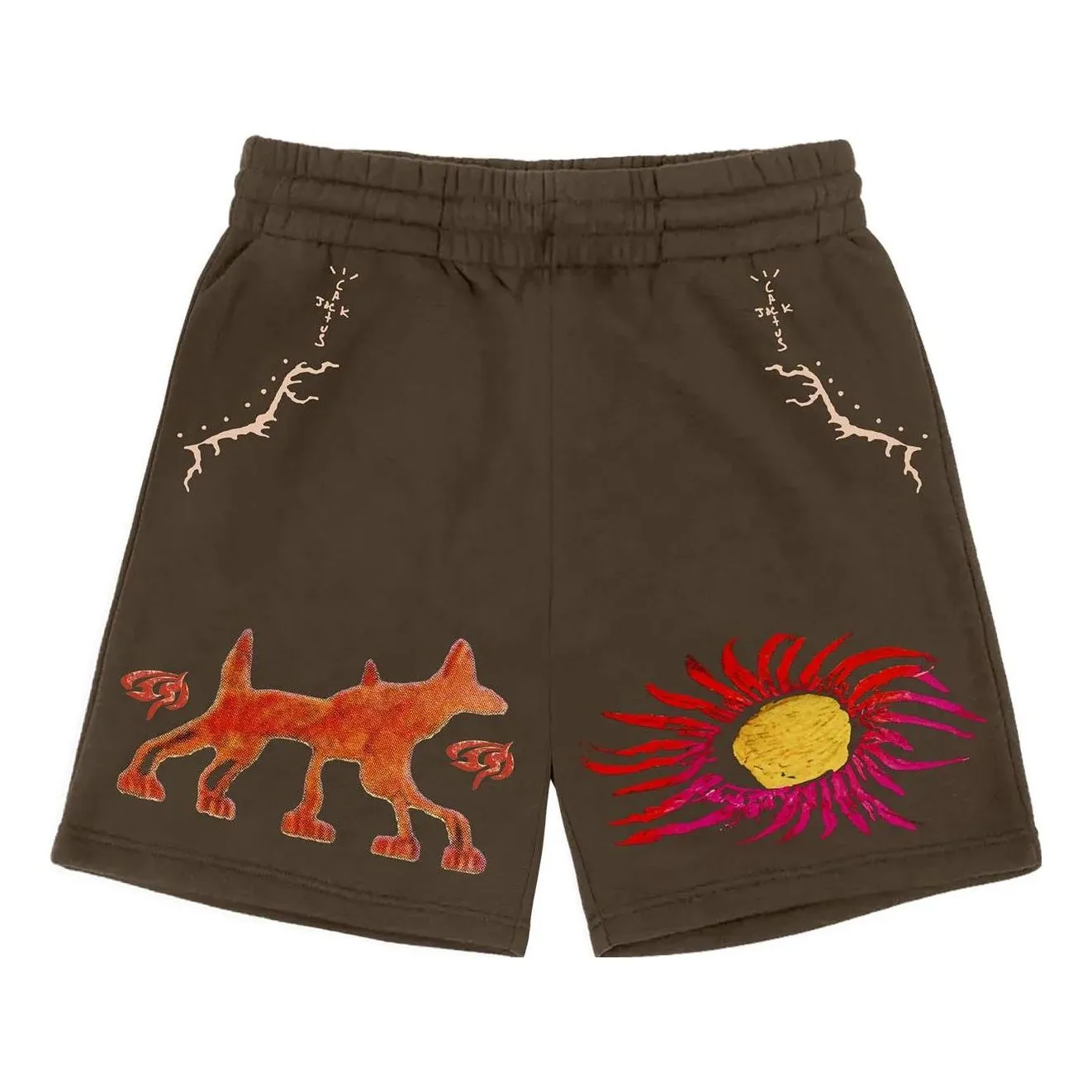 Travis Scott Cactus Jack FW22 Sun Shorts 'Brown' CJFN-SS91 sold by KicksCrew