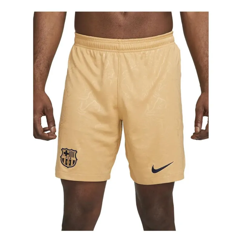 Nike FC Barcelona 22-23 Stadium Away Shorts 'Tan' DJ7734-714 sold by KicksCrew