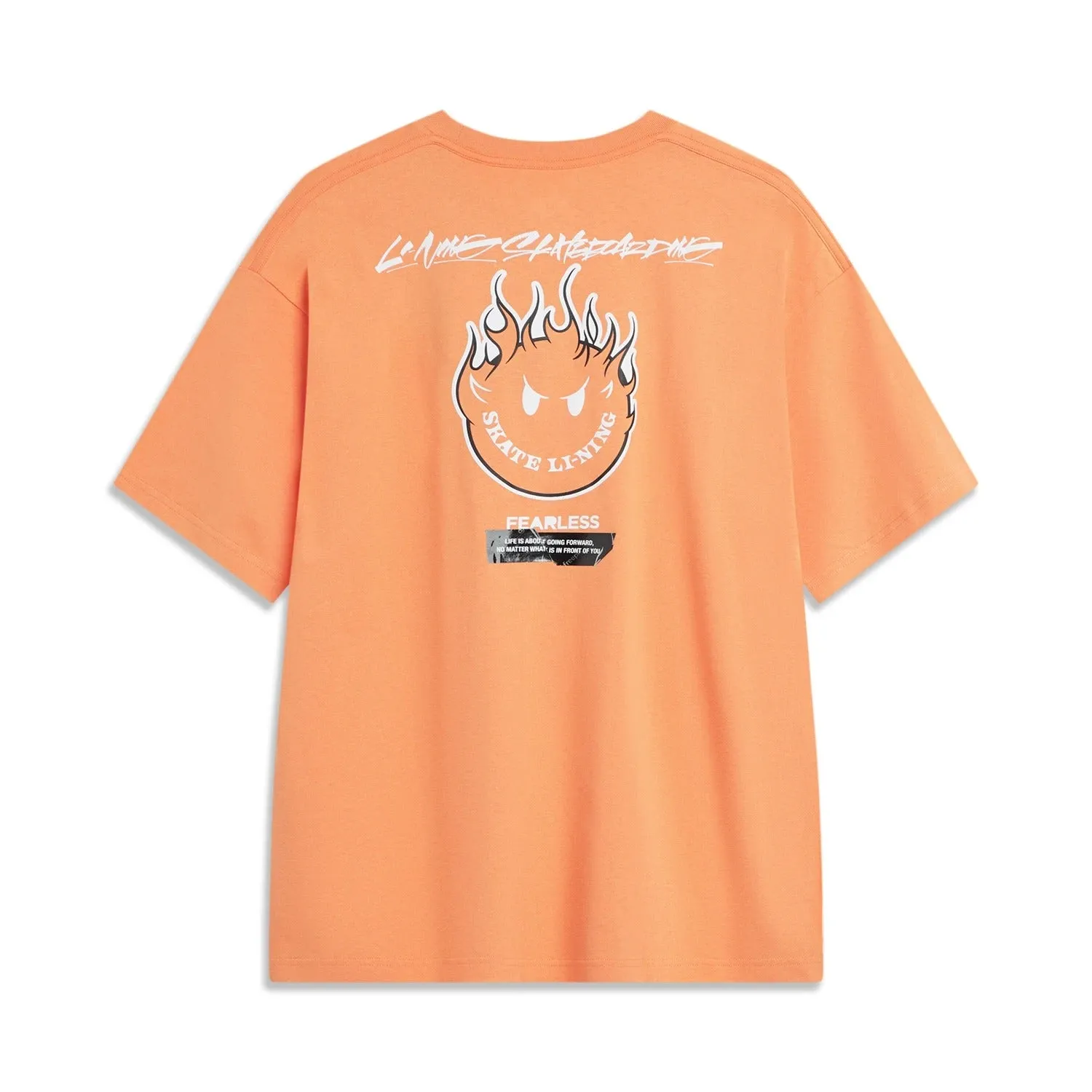 Li-Ning x OG_SLICK Skateboarding Graphic T-shirt 'Orange' AHST483-4 sold by KicksCrew product image thumbnail 2