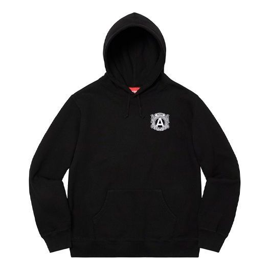 Supreme Anti Hooded Sweatshirt 'Black White' SUP-FW20-344 sold by KicksCrew